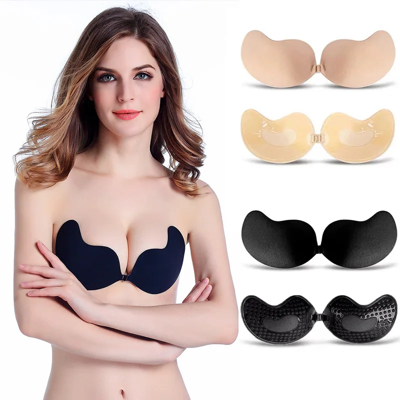 Push Up Bra Silicone - Sutiã Sexy Feminino Invisível com Efeito